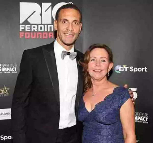 Footballer, Rio Ferdinand Loses His 58-Yr-Old Mom To Breast Cancer
